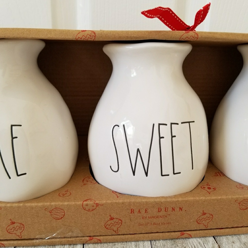 Rae Dunn HOME SWEET HOME Vase Set - Picture 3 of 7